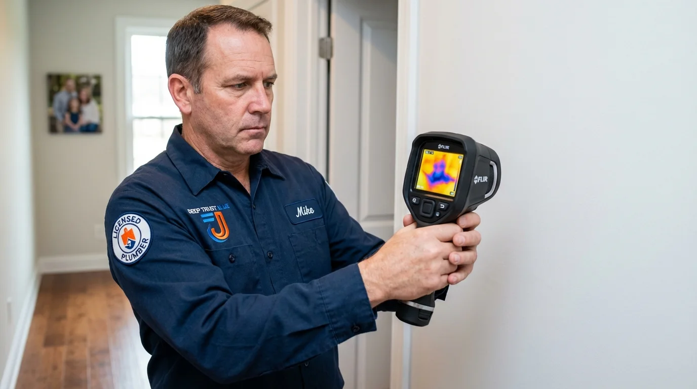 Thermal imaging leak detection by Johns Plumbing LLC in Mount Joy